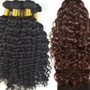 Extensiones Cortina Cosida Rizada 55cm 75gramos