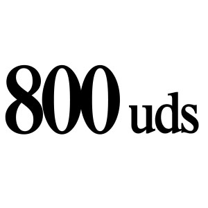 800 Unidades